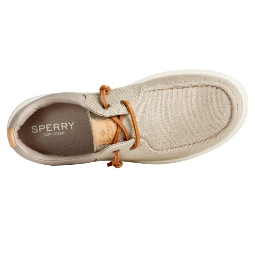 STS24809 Mens Sperry Captains Moc Slip On Taupe 4