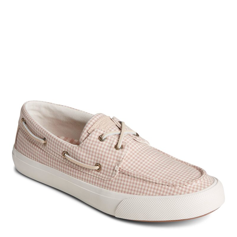 STS24984 Mens Sperry Sea Cycled Bahama Ii Sneaker White Tan Gingham 12419433 3f66 4b25 854b 452cdb2aa527