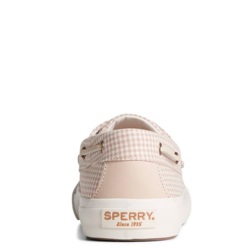 STS24984 Mens Sperry Sea Cycled Bahama Ii Sneaker White Tan Gingham 3