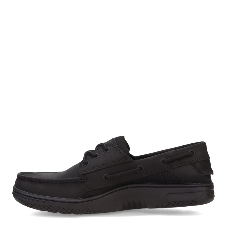 STS24997 Mens Sperry Billfish 3 Eye Boat Shoe Blackout 3