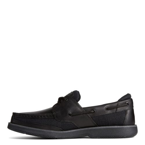 STS25400 Mens Sperry Surveyor 2 Eye Boat Shoe Black 2 081526d3 925b 4933 84d5 aa406f0ae907