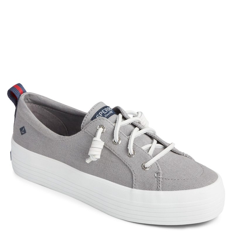 STS84191 Womens Sperry Crest Vibe Triple Sneaker Gray