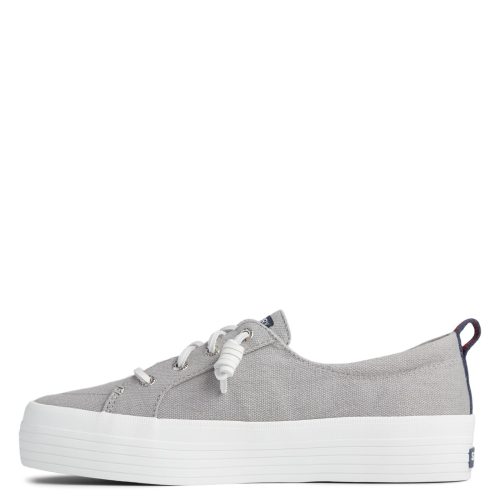 STS84191 Womens Sperry Crest Vibe Triple Sneaker Gray 2 e3617f98 8b93 43be adda 48244fde64a6