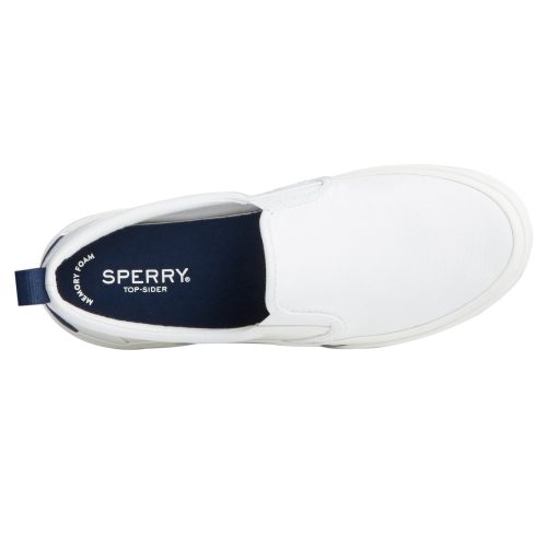 STS85779 Womens Sperry Pier Twin Gore Slip On White 4