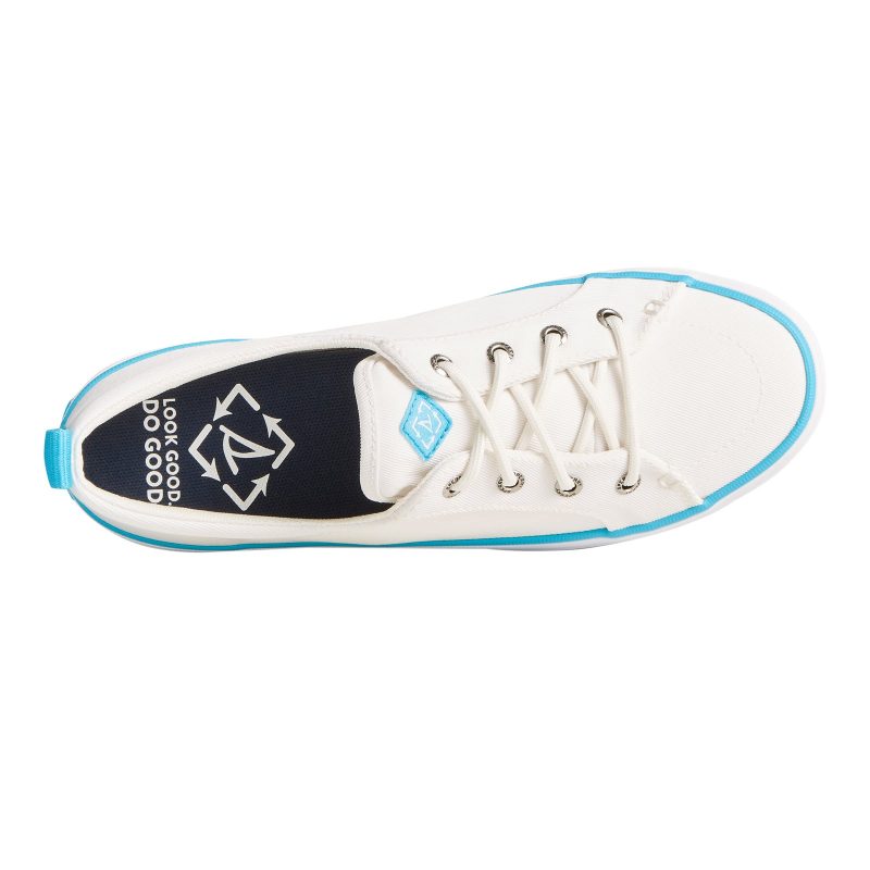 STS86409 Womens Sperry Sea Cycled Crest Vibe Sneaker White 4