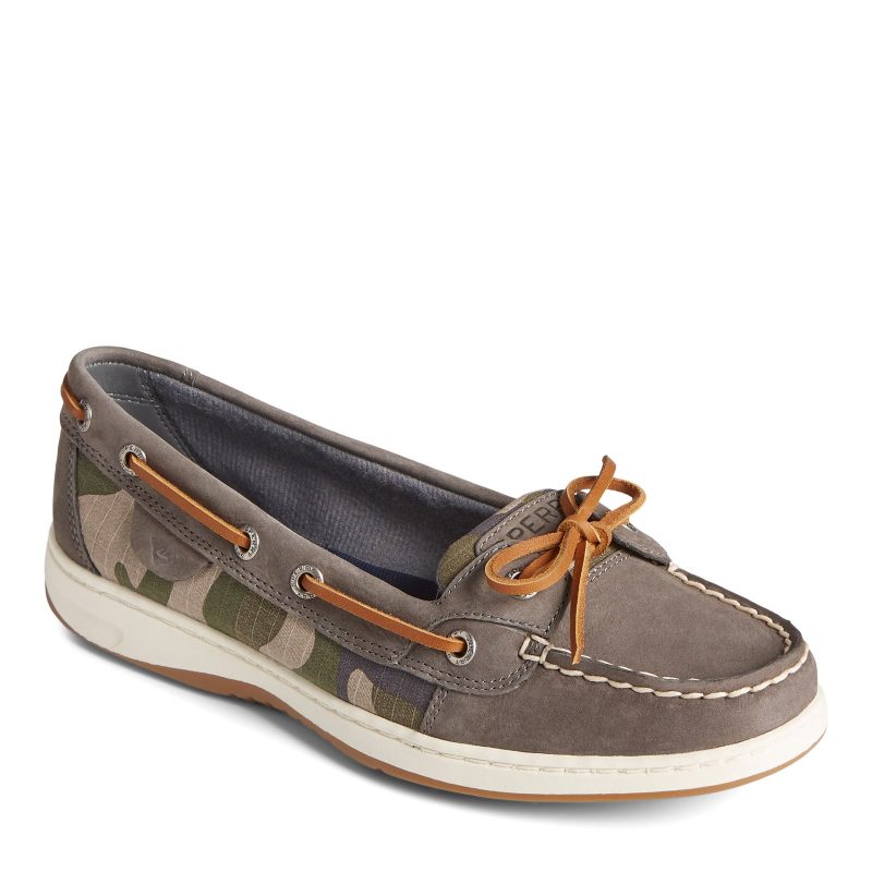 STS86716 Womens Sperry Angelfish Boat Shoe Grey Camo