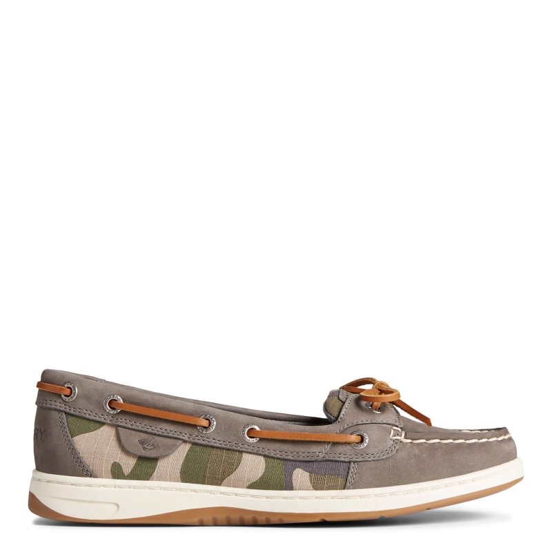 STS86716 Womens Sperry Angelfish Boat Shoe Grey Camo 1