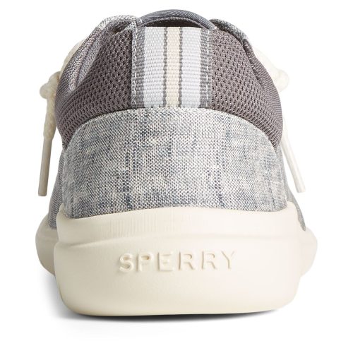 STS87230 Womens Sperry Captains Moc Slip On Grey Chambray 2 e1083f93 3107 4adb aaa2 f8776967ac7a