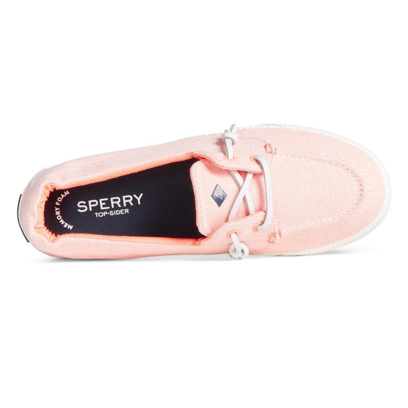 STS87458 Womens Sperry Lounge Away 2 Boat Shoe Peach 4