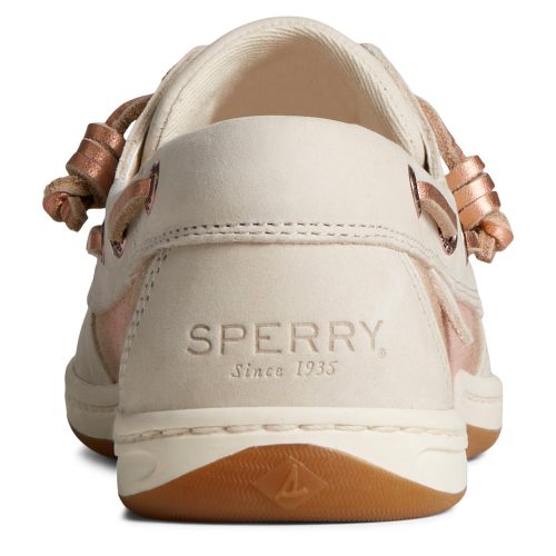 STS88613 Womens Sperry Songfish Boat Shoe Off White Multi 3