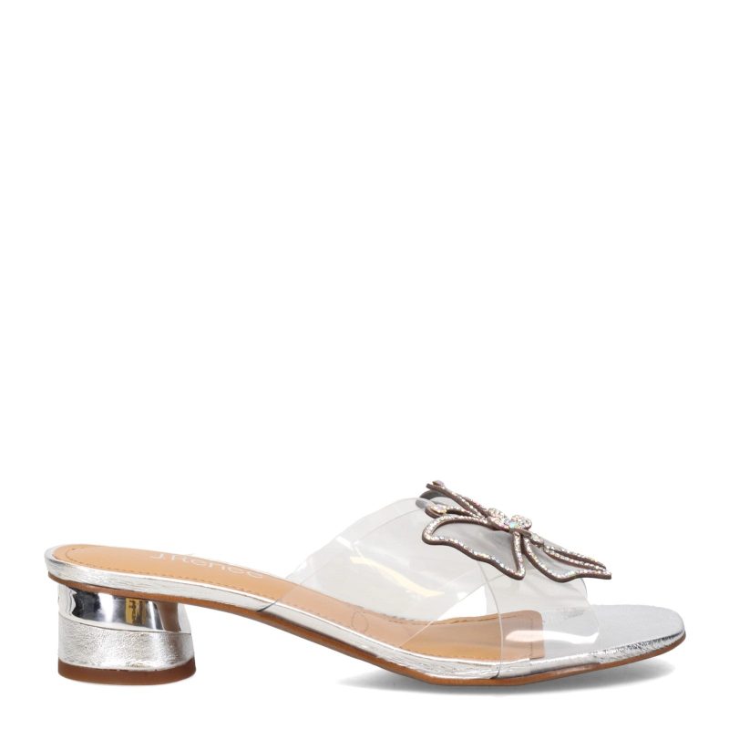 SUMITRA SILVER Womens J Renee Sumitra Sandal Silver 1