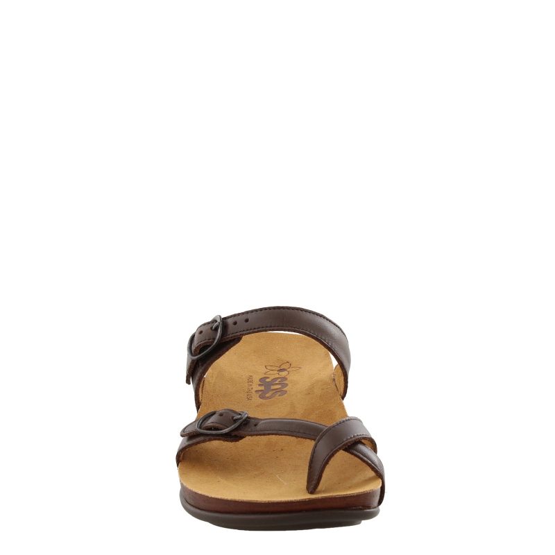 Shelly Coffee Womens Sas Shelly Toe Loop Slide Sandal Coffee 2