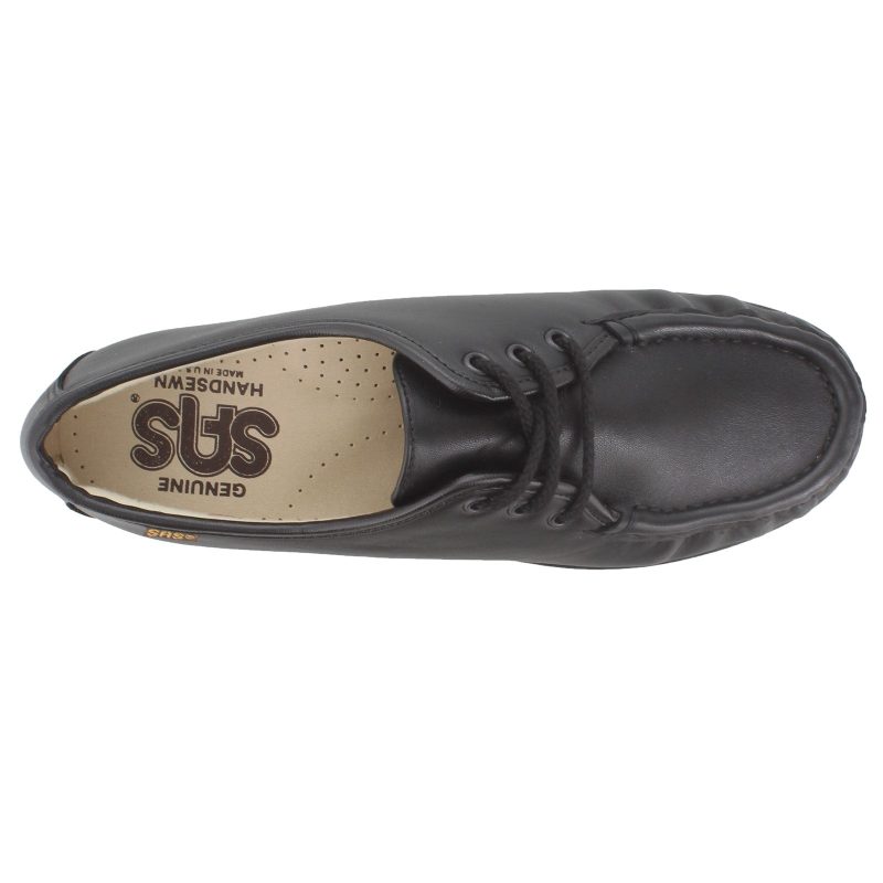 Siesta Bkd Womens Sas Siesta Lace Up Loafer Black 5