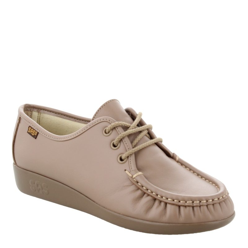 Siesta Mocha Womens Sas Siesta Lace Up Loafer Mocha