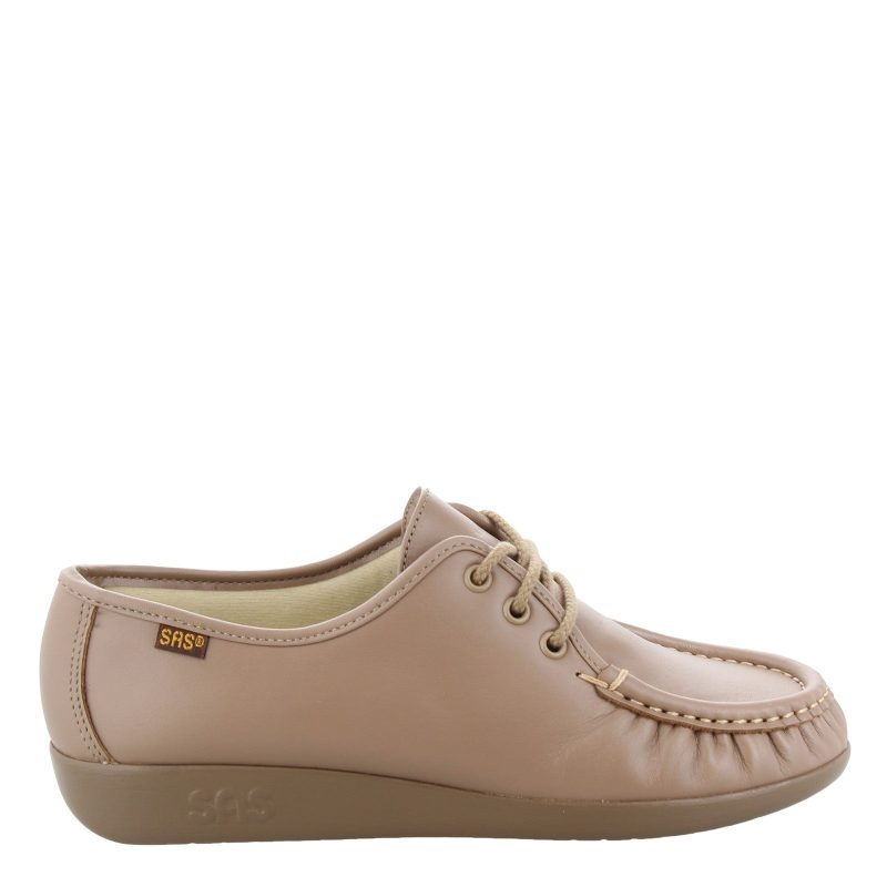 Siesta Mocha Womens Sas Siesta Lace Up Loafer Mocha 1