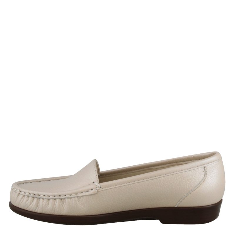 Simple Prl Bon Womens Sas Simplify Loafer Bone Luster 3