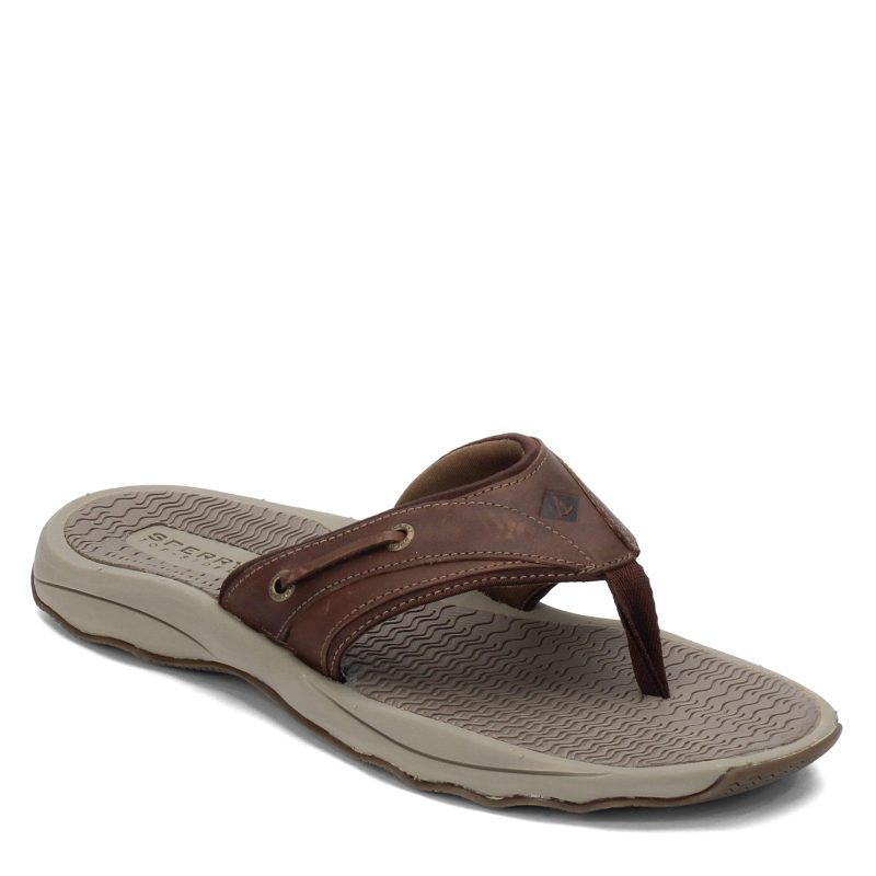 Sts17566 Mens Sperry Outer Banks Sandal Brown