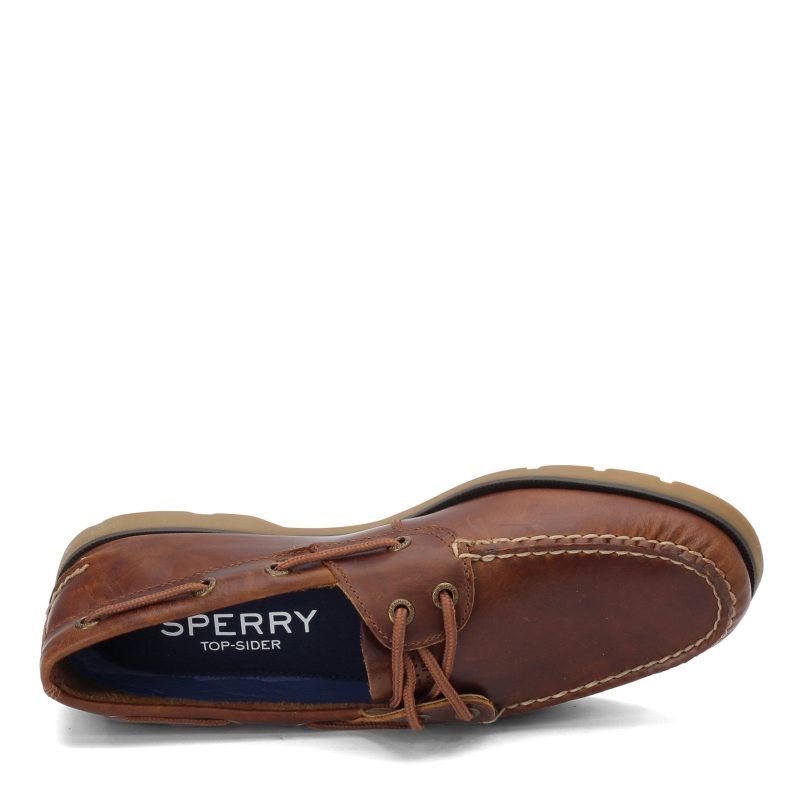 Sts18231 Mens Sperry Leeward Boat Shoe Yacht Club Tan 5