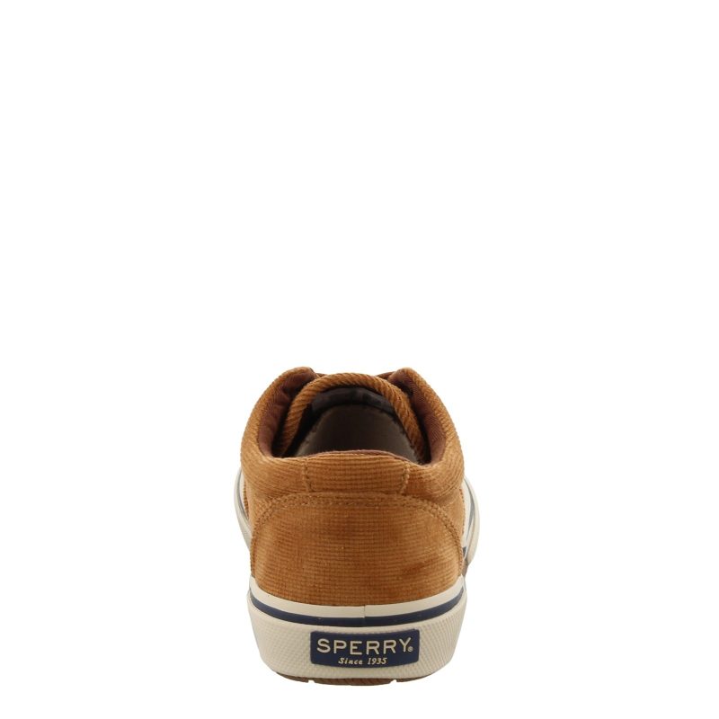 Sts19873 Mens Halyard Cvo Corduroy Sneaker Tan Corduroy 4