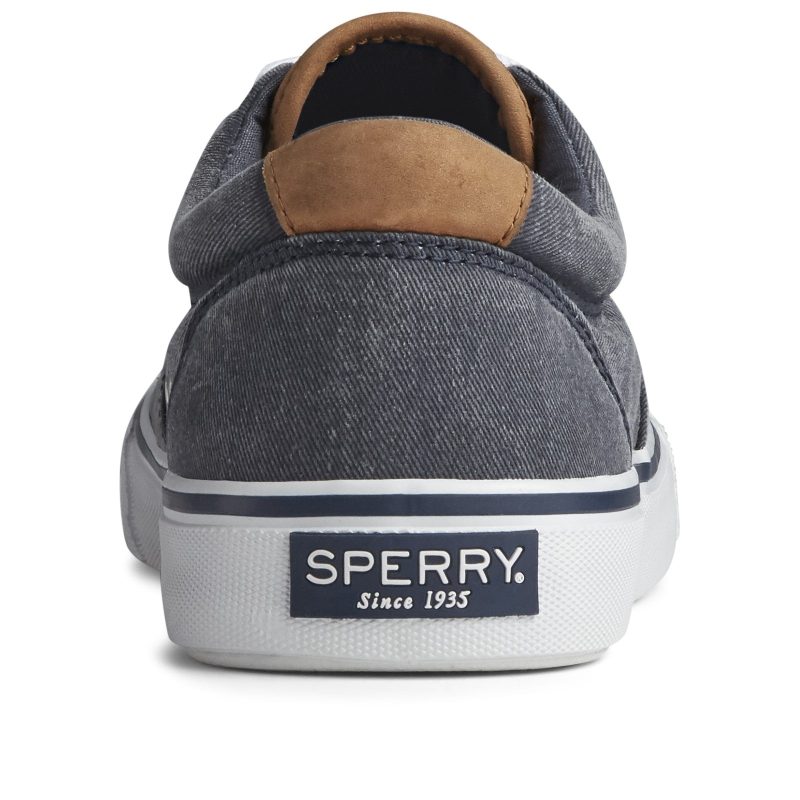 Sts22044 Mens Sperry Striper Ii Cvo Sneaker Saltwash Navy 4 ead5a245 e5f9 40a1 9408 cbea0acdc9d2