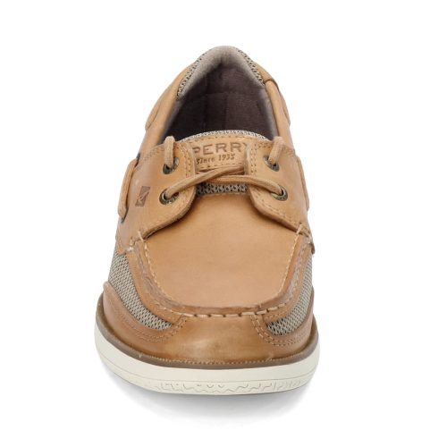 Sts22066 Mens Sperry Surveyor 2 Eye Boat Shoe Linen 2