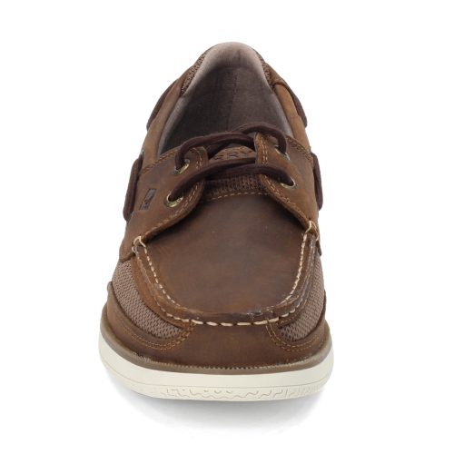 Sts22068 Mens Sperry Surveyor 2 Eye Boat Shoe Dark Brown 2