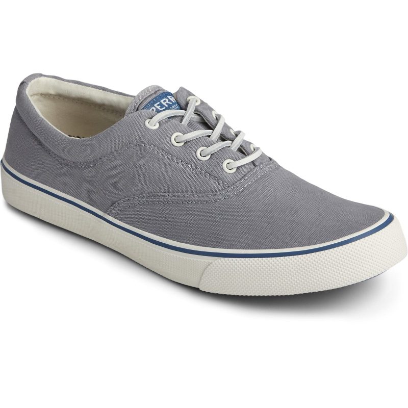 Sts22414 Mens Sperry Striper Ii Cvo Sneaker Kick Back Grey