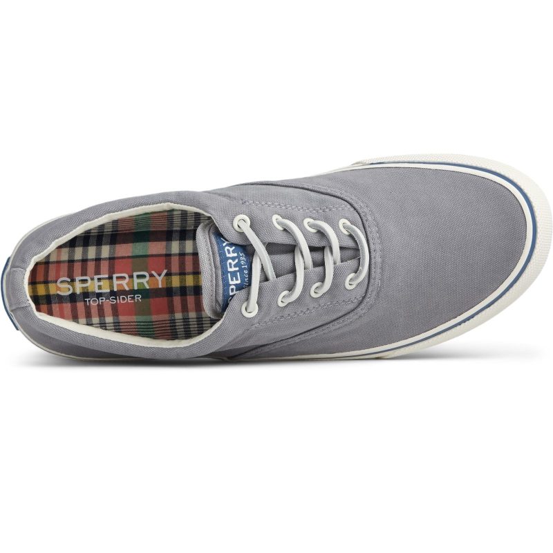 Sts22414 Mens Sperry Striper Ii Cvo Sneaker Kick Back Grey 5