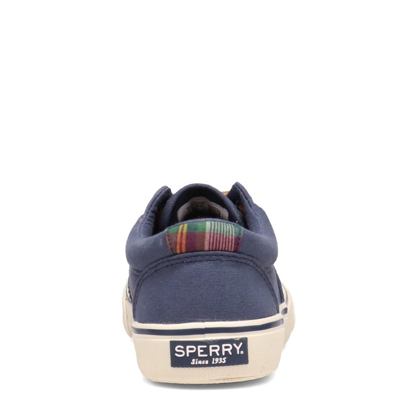 Sts22620 Mens Sperry Striper Ii Cvo Sneaker Navy With Tan 4