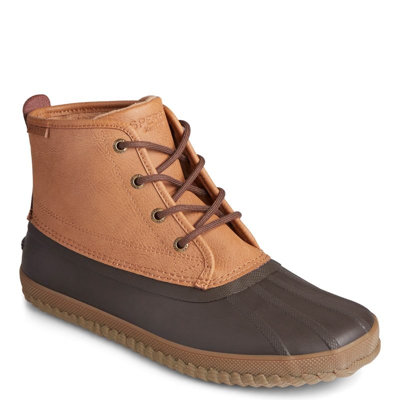 Sts22776 Mens Sperry Breakwater Duck Boot Tan Brown