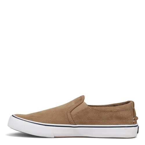 Sts23264 Mens Sperry Striper Ii Slip On Sneaker Taupe Perf 3