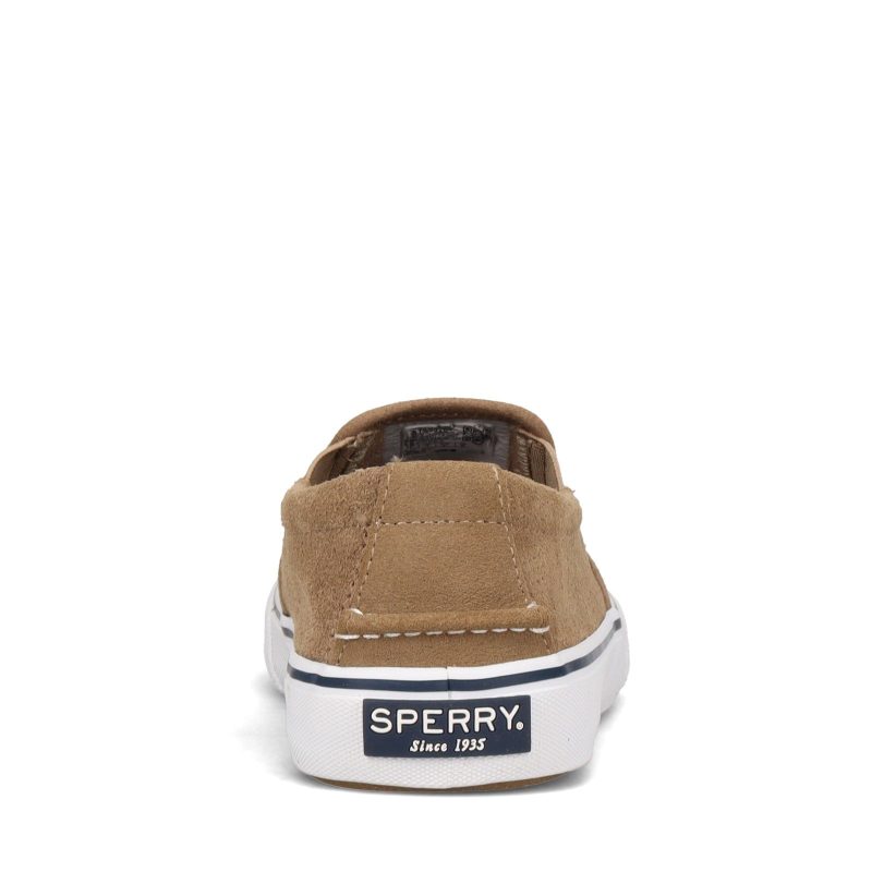 Sts23264 Mens Sperry Striper Ii Slip On Sneaker Taupe Perf 4