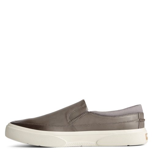 Sts23661 Mens Sperry Halyard Cvo Plushstep Slip On Gray 3