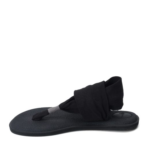 Sws10001 Blk Womens Sanuk Yoga Sling 2 Sandal Black 3