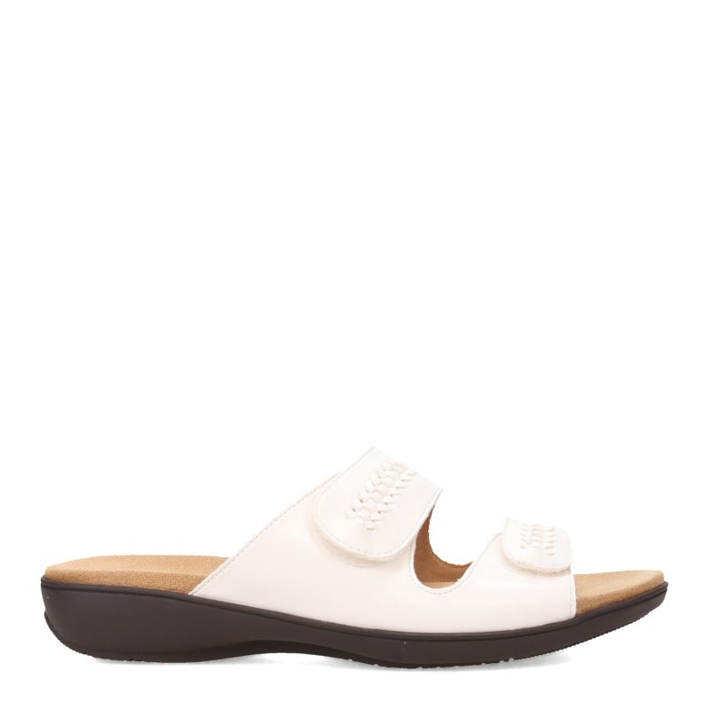 T2272 100 Womens Trotters Rhianna Sandal White 1