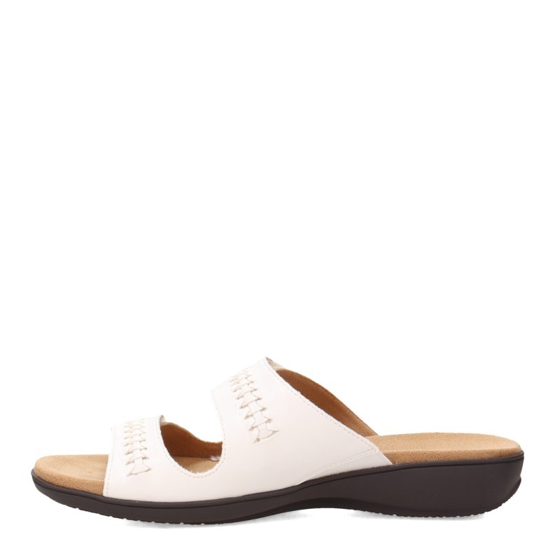 T2272 100 Womens Trotters Rhianna Sandal White 3