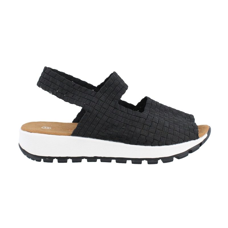 TARA BAY BLACK Womens Bernie Mev Tara Bay Sandal Black ad34af8c a2ef 4630 ad5a 323edbff095e