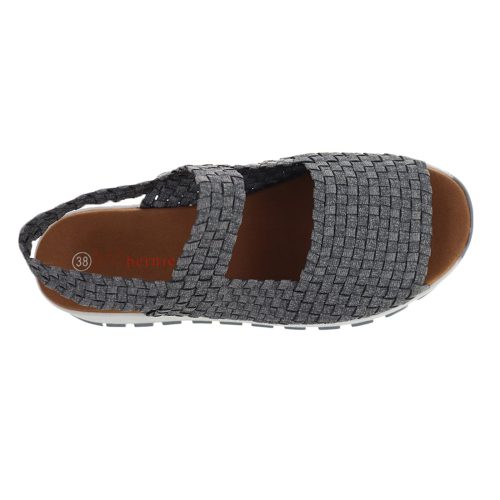 TARA BAY GREY Womens Bernie Mev Tara Bay Sandal Heather Grey 5