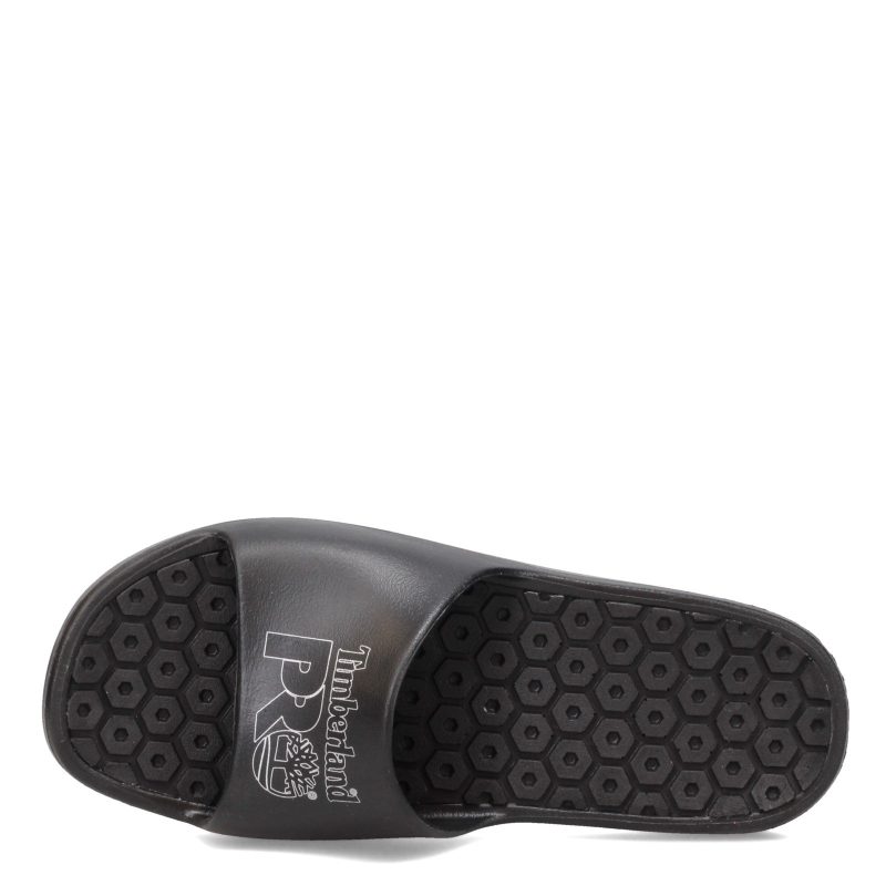 TB0A285P001 Mens Timberland Pro Anti Fatigue Slide Black Silver 5