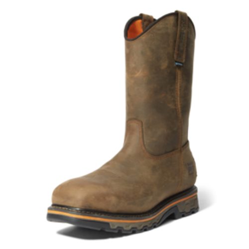 TB0A437Y214 Mens Timberland Pro True Grit Pull On Comp Toe Work Boot Solid Turkish Coffee 3