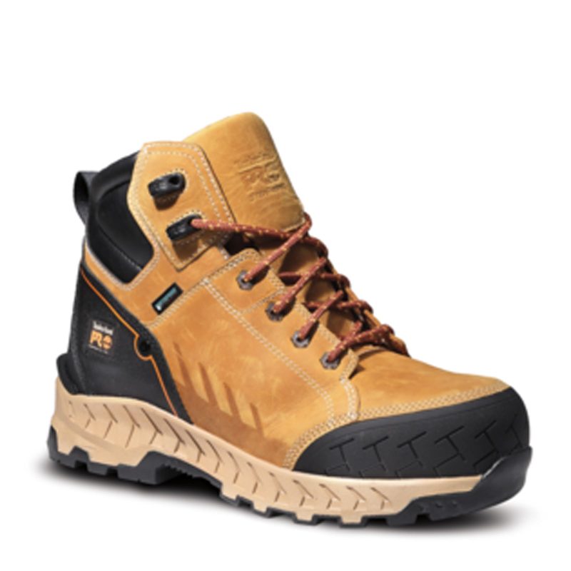 TB0A438Y231 Mens Timberland Pro Summit 6in Comp Toe Work Boot Wheat