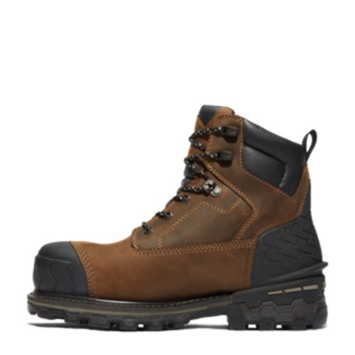 TB0A43GY214 Mens Timberland Pro Boondock 6in Comp Toe Insulated Work Boot Brown 2 33d54297 1603 43f6 b99b 16dc46b6253a