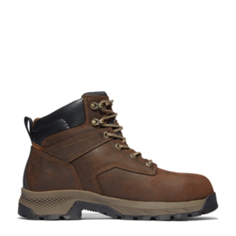 TB0A5NF6214 Mens Timberland Pro Titan Ev 6in Comp Toe Boot Brown 1