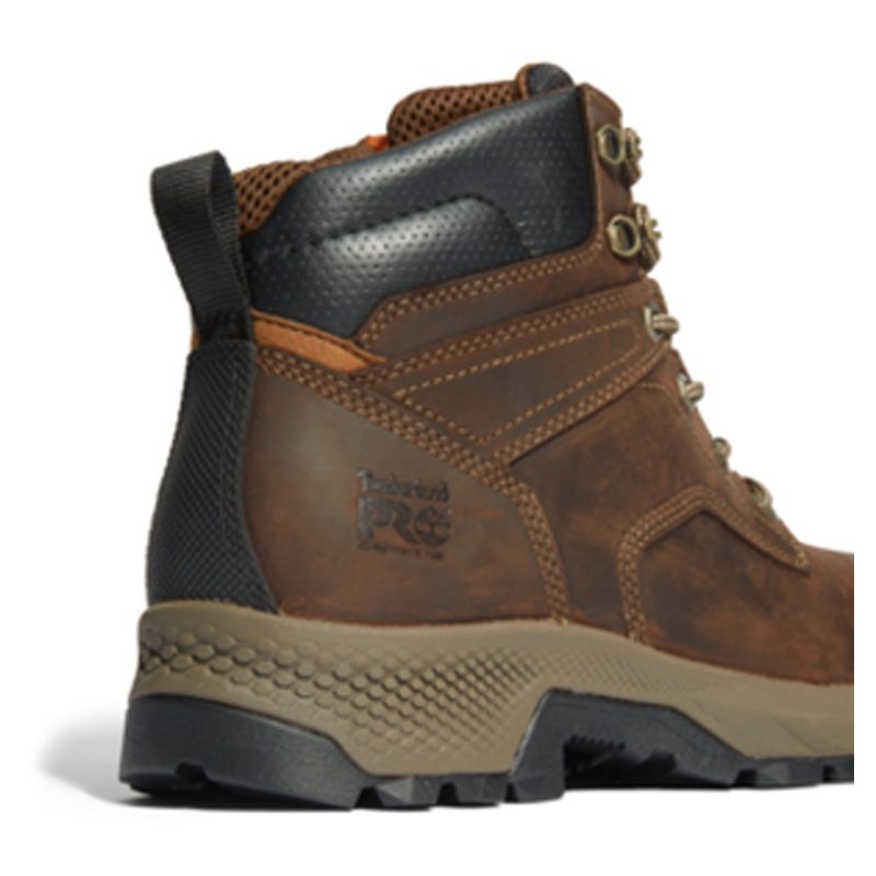 TB0A5NF6214 Mens Timberland Pro Titan Ev 6in Comp Toe Boot Brown 4