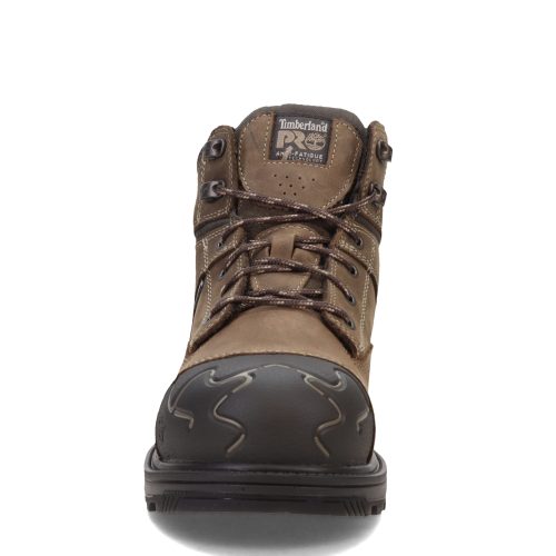 TB0A5QFJ214 Mens Timberland Pro Magnitude 6 In Ct Wp Boot Turkish Coffee 2