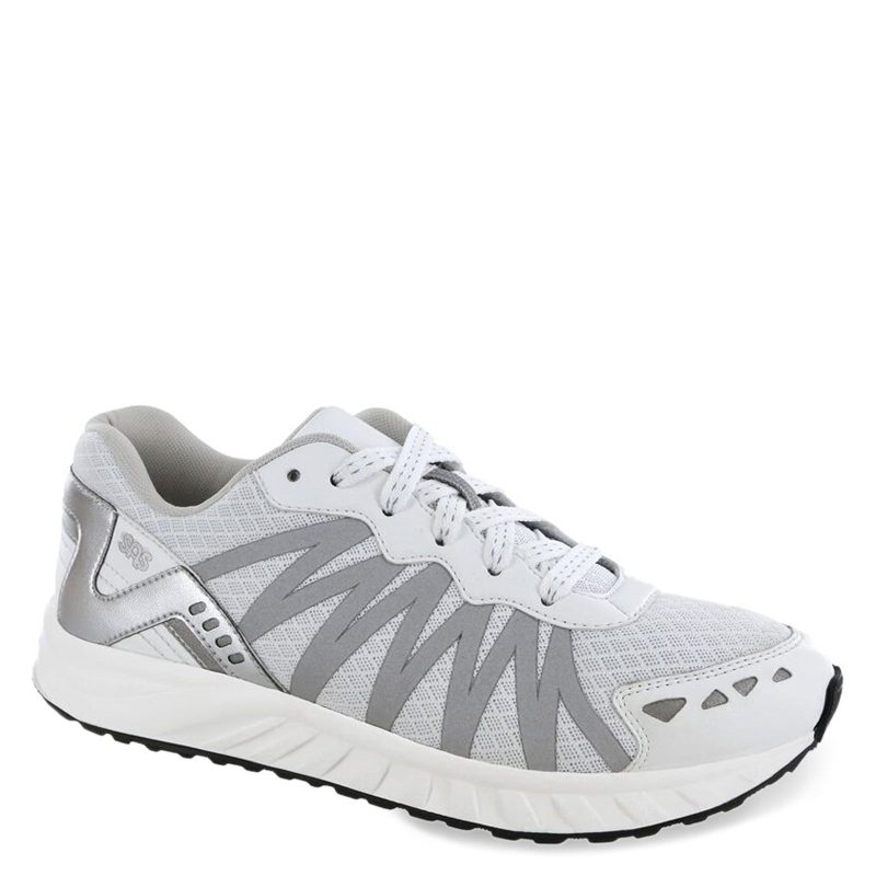 TEMPO WTSIL Womens Sas Tempo Sneaker White Silver