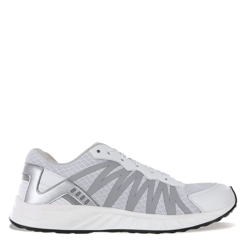 TEMPO WTSIL Womens Sas Tempo Sneaker White Silver 1