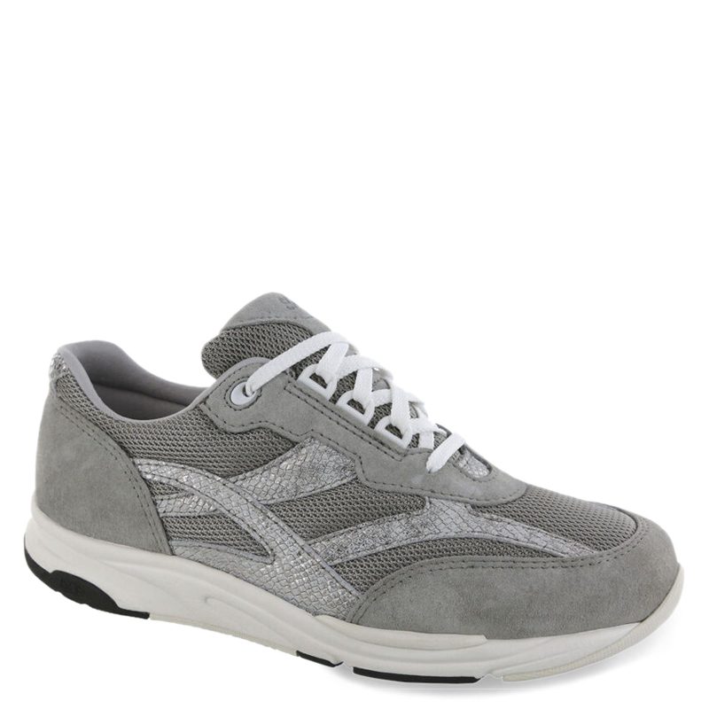 TOUR MESH PLATA Womens Sas Tour Mesh Sneaker Grey Silver