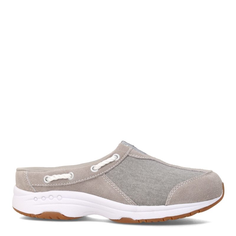 TRAVKNOT22 030 Womens Easy Spirit Travelknot Clog Grey 1