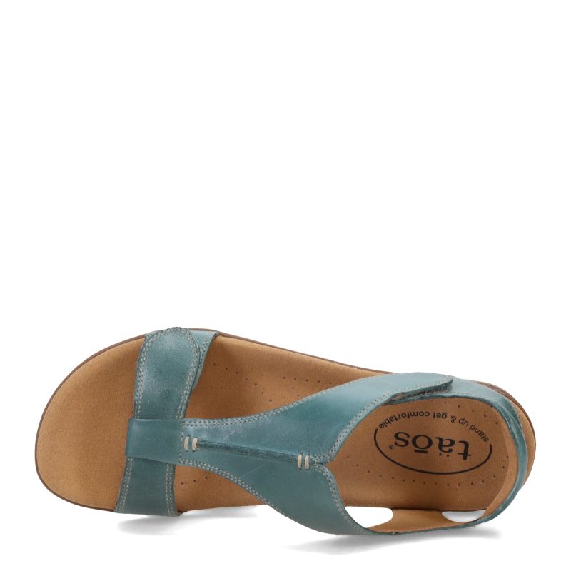 TSH 14039 TEAL Womens Taos The Show Sandal Teal 5